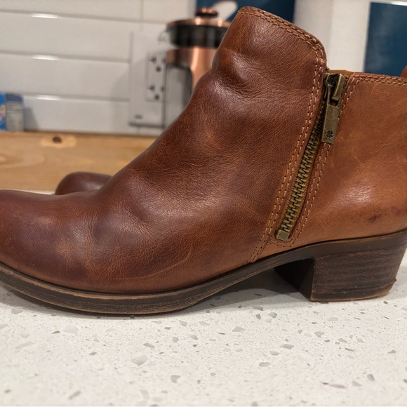 Lucky Brand Shoes - Lucky Brand Tan Leather Ankle Booties , Size 7M (EU 37.5)